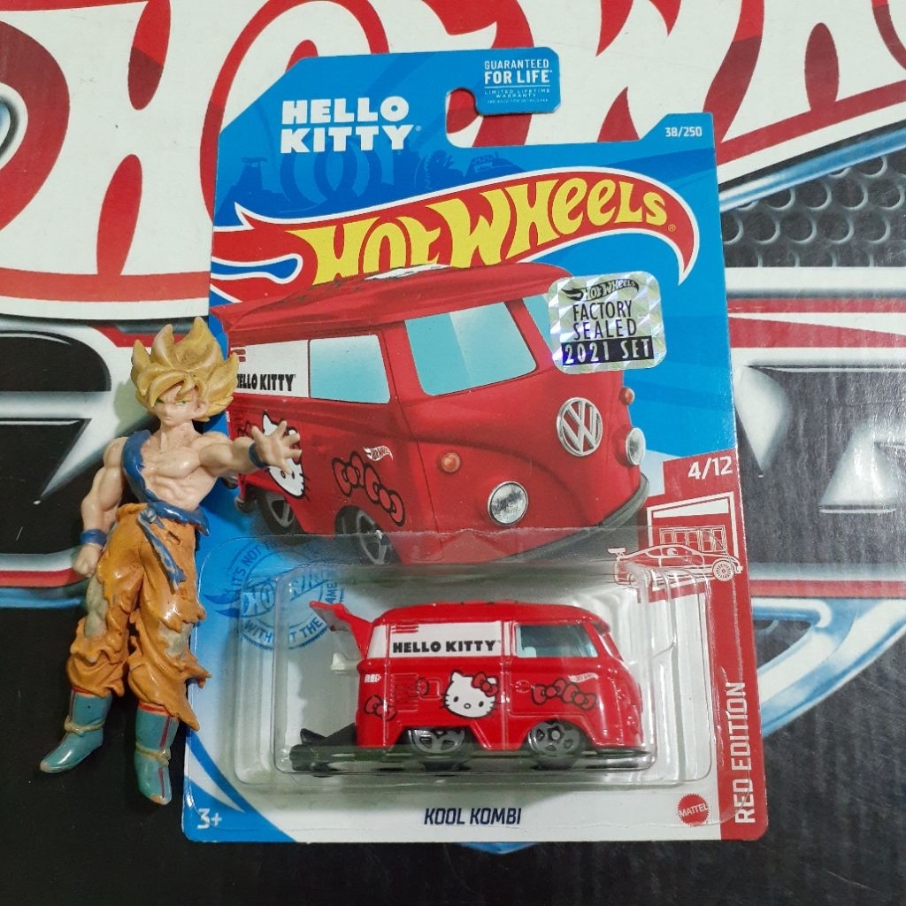 Hot Wheels Kool Kombi Hello Kitty Red Edition 2021 Factory Sealed