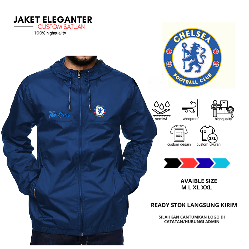 Jaket Pria Bola 4 chels  warna tebal lapis busa dactron