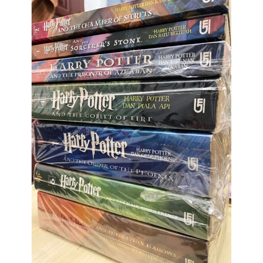 Preloved Novel Harry Potter (1 Set Bahasa Indonesia ORI)