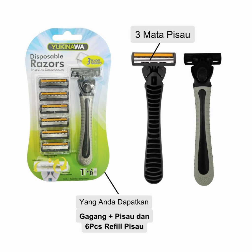 Pisau Cukur Manual | Cukuran Kumis Dan Jenggot | Alat Cukur Kumis dan Jenggot