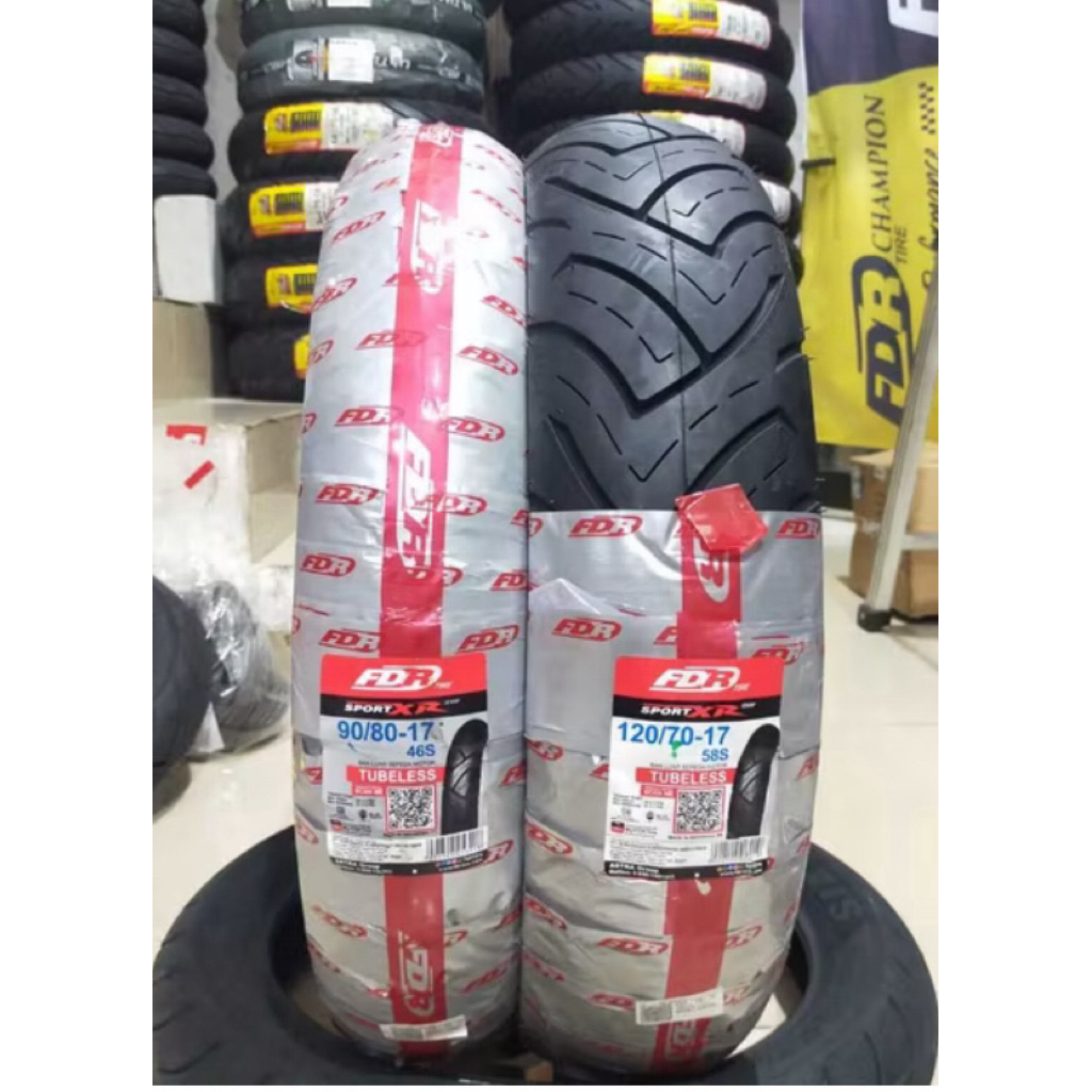 BAN LUAR FDR TUBELESS 90 80 17 100 80 17 120 70 17 130 70 17 SPORTS XR