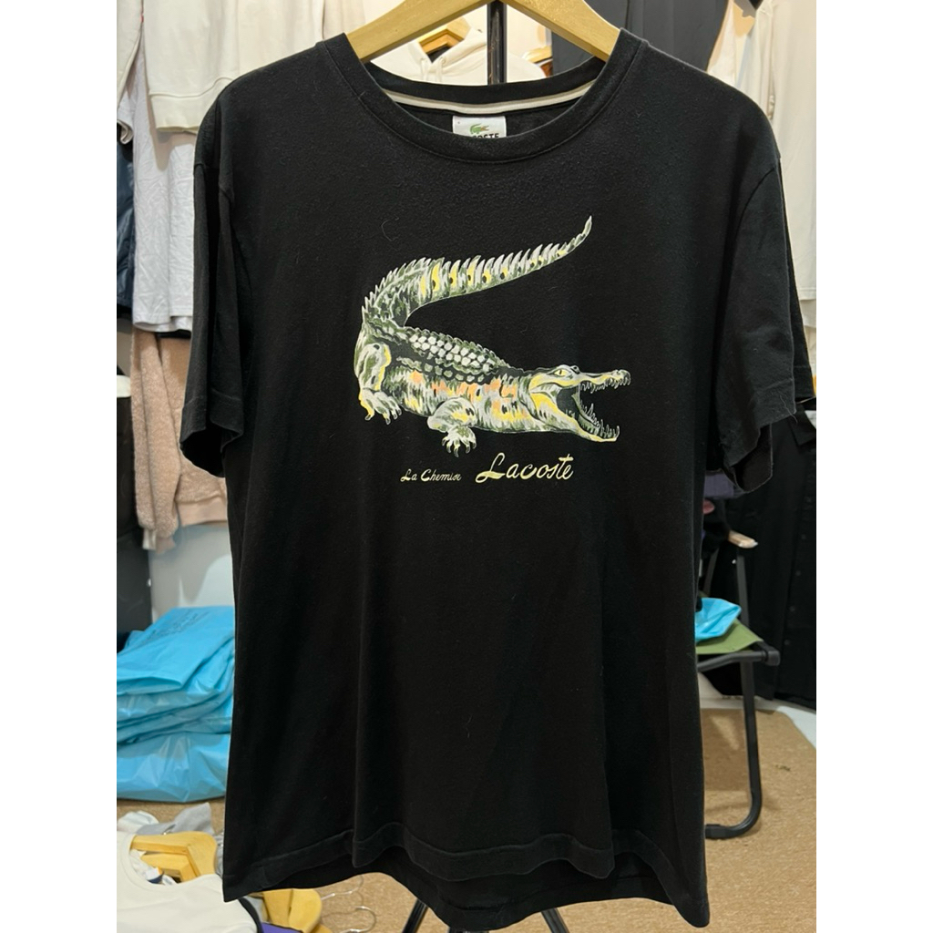 kaos lacoste big logo