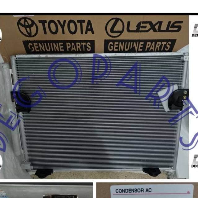 CONDENSOR AC KONDENSOR AC FORTUNER DIESEL 2015 KEBAWAH ASLI ORIGINAL DENSO JAPAN