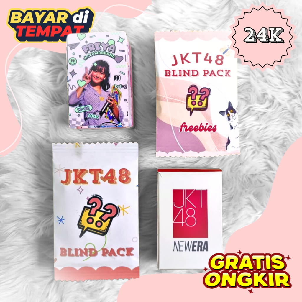 (100pcs) Photocard JKT48 Box Freebies 2 Blind Pack JKT48