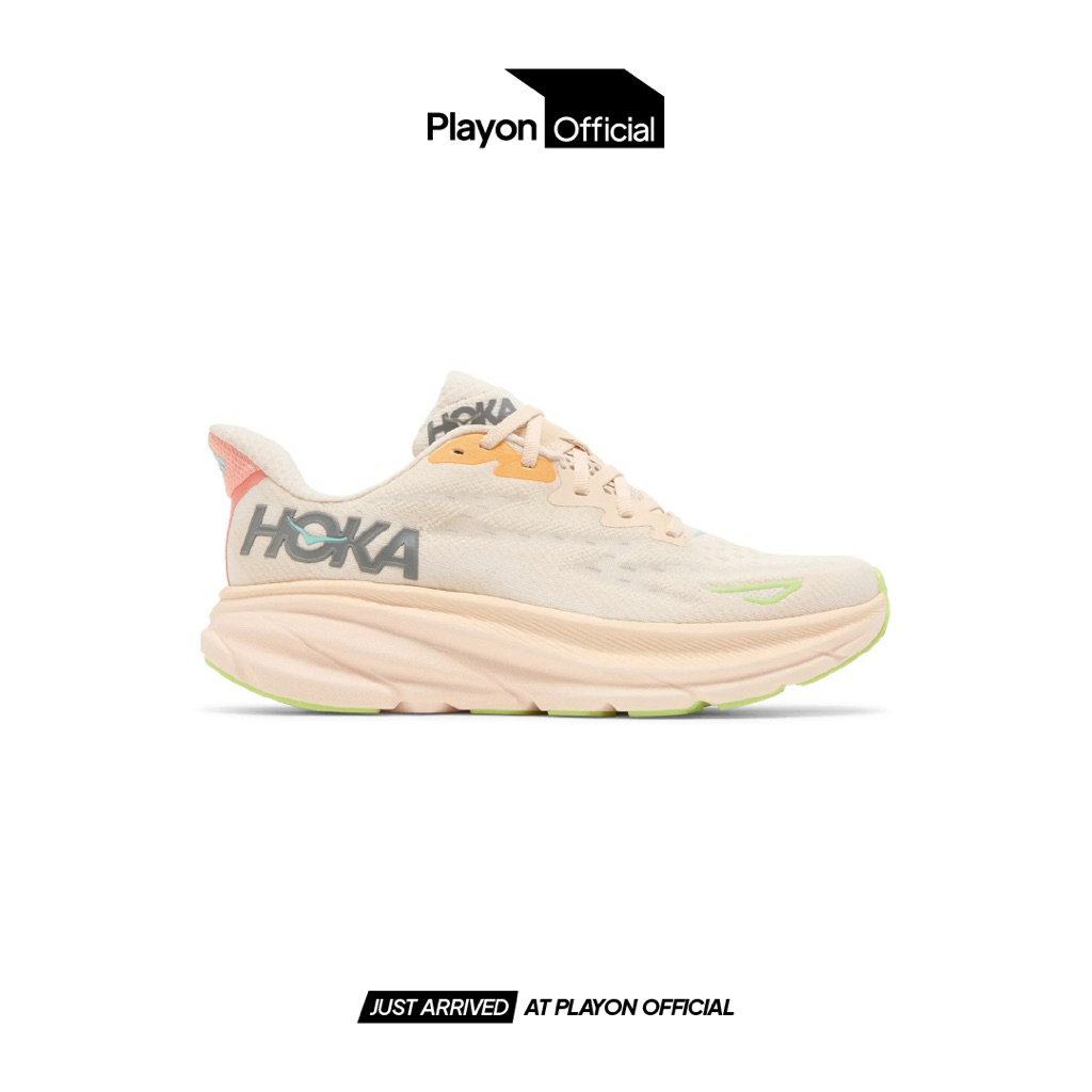 Sepatu Hoka Clifton 9 Vanilla Astral Original BNIB