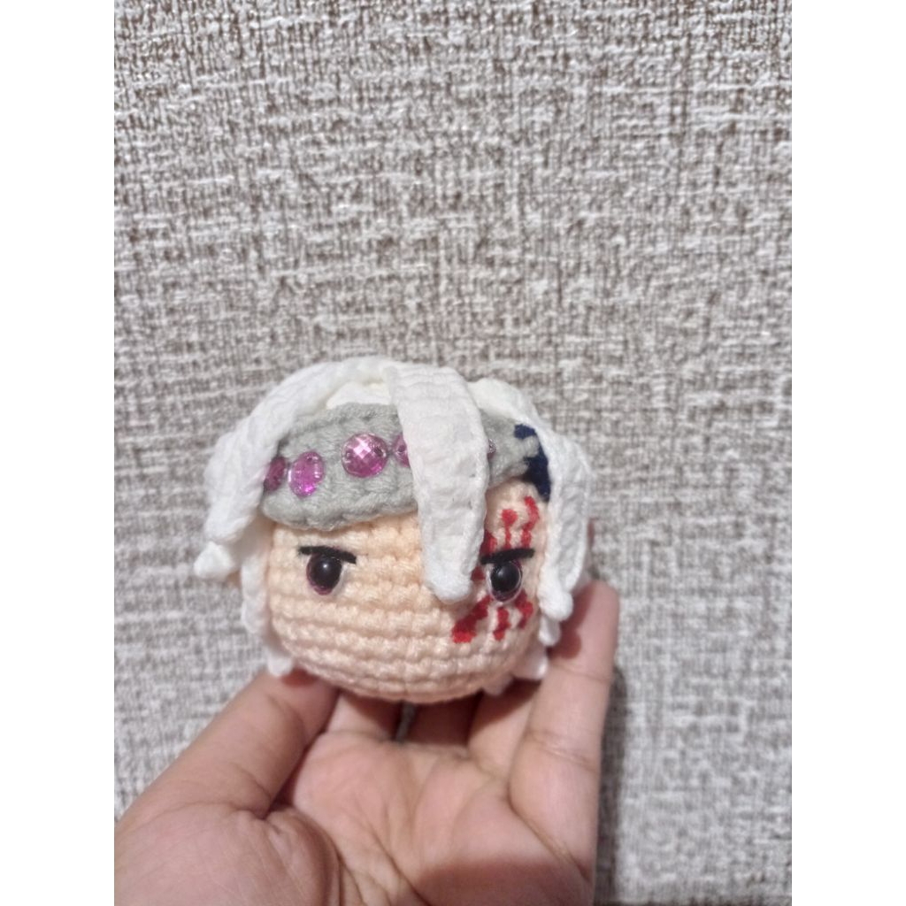 Gantungan Kunci Uzui Tengen / Amigurumi Keychain Uzui Tengen / Keychain Uzui Tengen / Keychain Demon