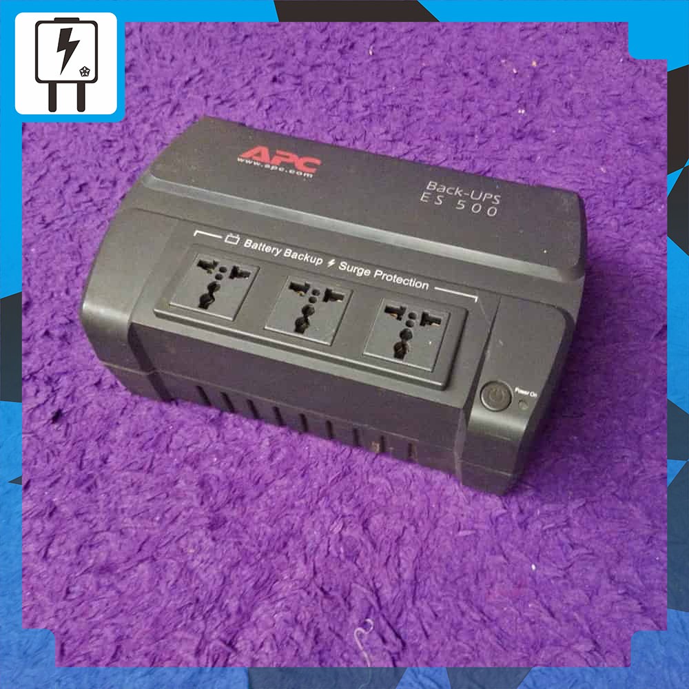 UPS APC ES500 Komputer PC 300W 500VA Stabilizer Computer Backups ES 500 Unit Only