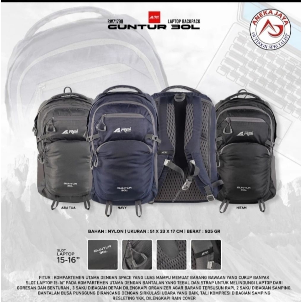 TAS RANSEL AREI GUNTUR 30L