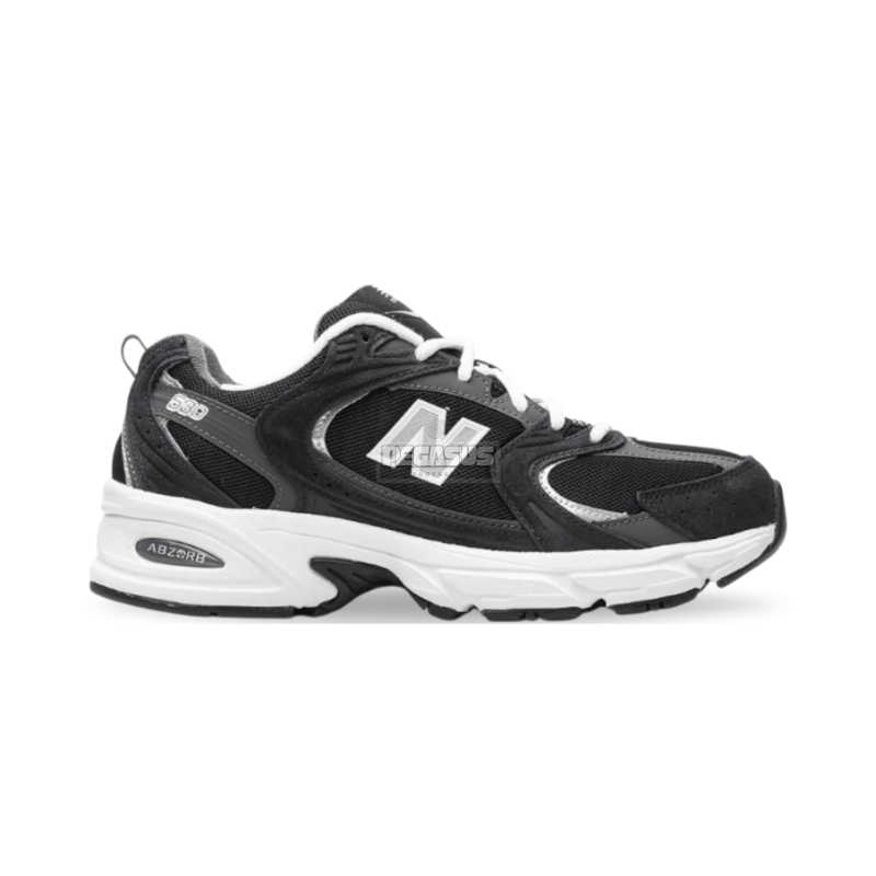 Sepatu NB 530 Classic Black Grey Authentic Sneakers