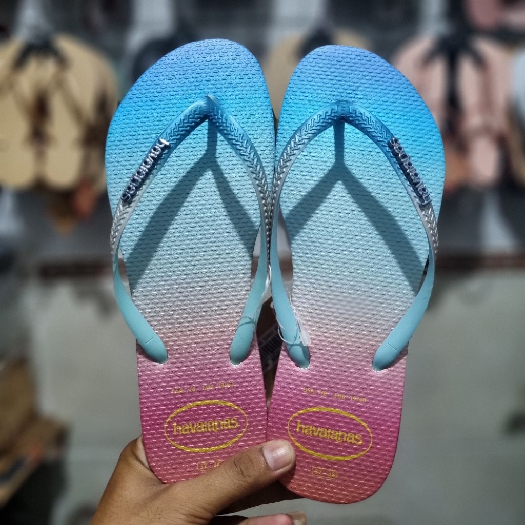 Sandal Wanita Original Havaianas Slim Gradient
