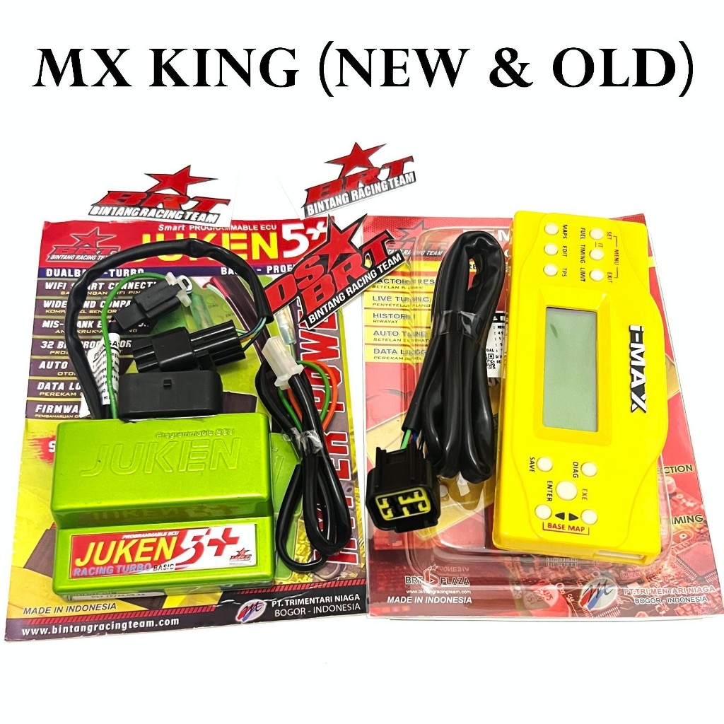 PAKET ECU BRT JUKEN 5 ++ Plus & REMOTE Juken MX KING 150 OLD MX KING 150 NEW V1 V2 LED FACELIFT