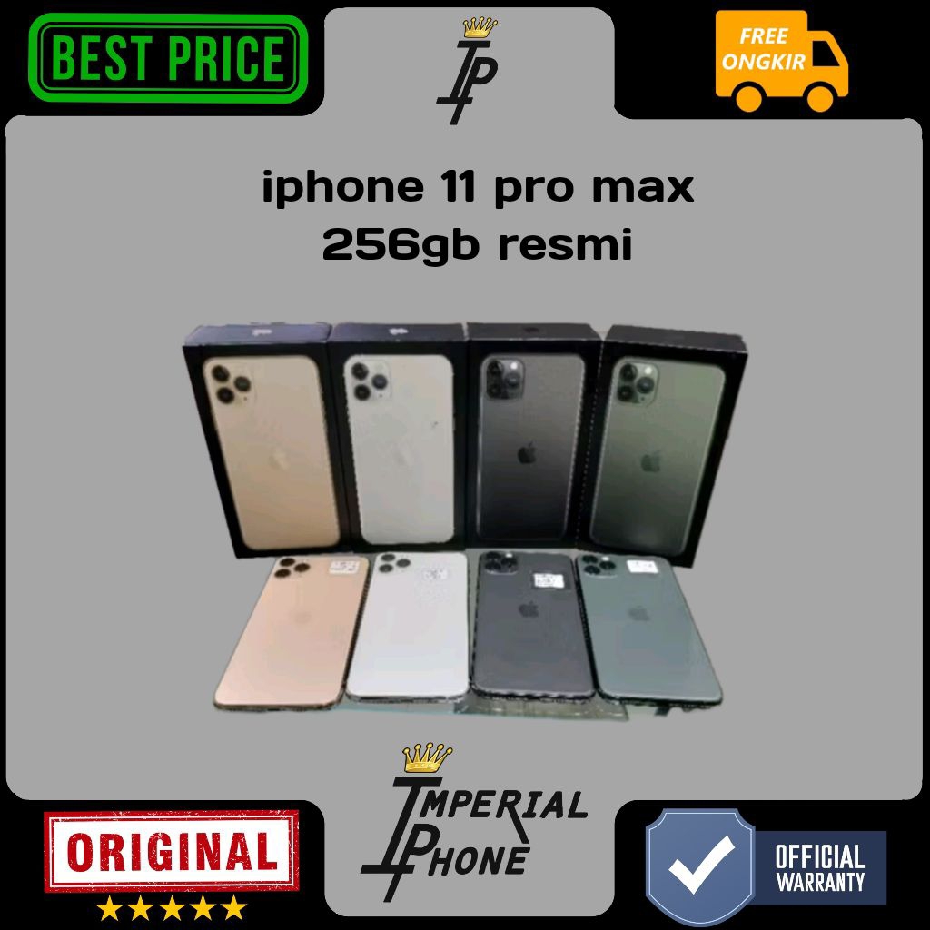 iphone 11 pro max 256Gb resmi second