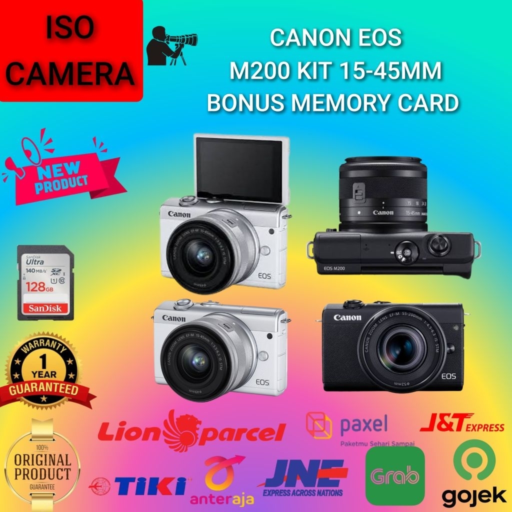 CANON EOS M200 KIT 15-45MM