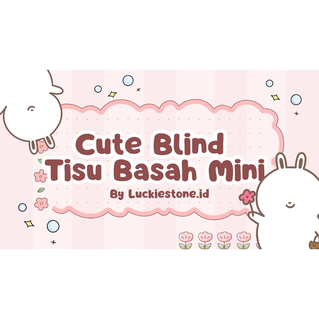 Mini Blind Cute Wet Wipes ( Tisu Basah Mini)