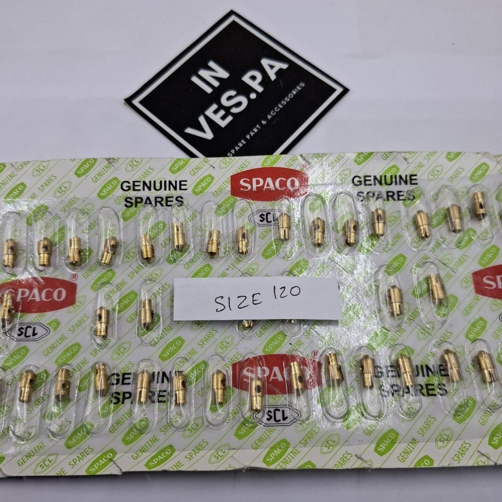 spuyer main jet no 120 spaco nos karburator vespa