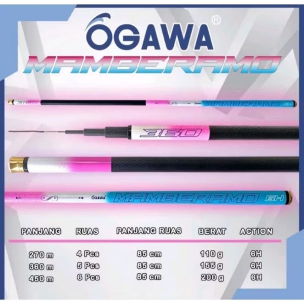 TEGEK OGAWA MEMBRAMO 270/300/360/450 ... SUPER CARBON