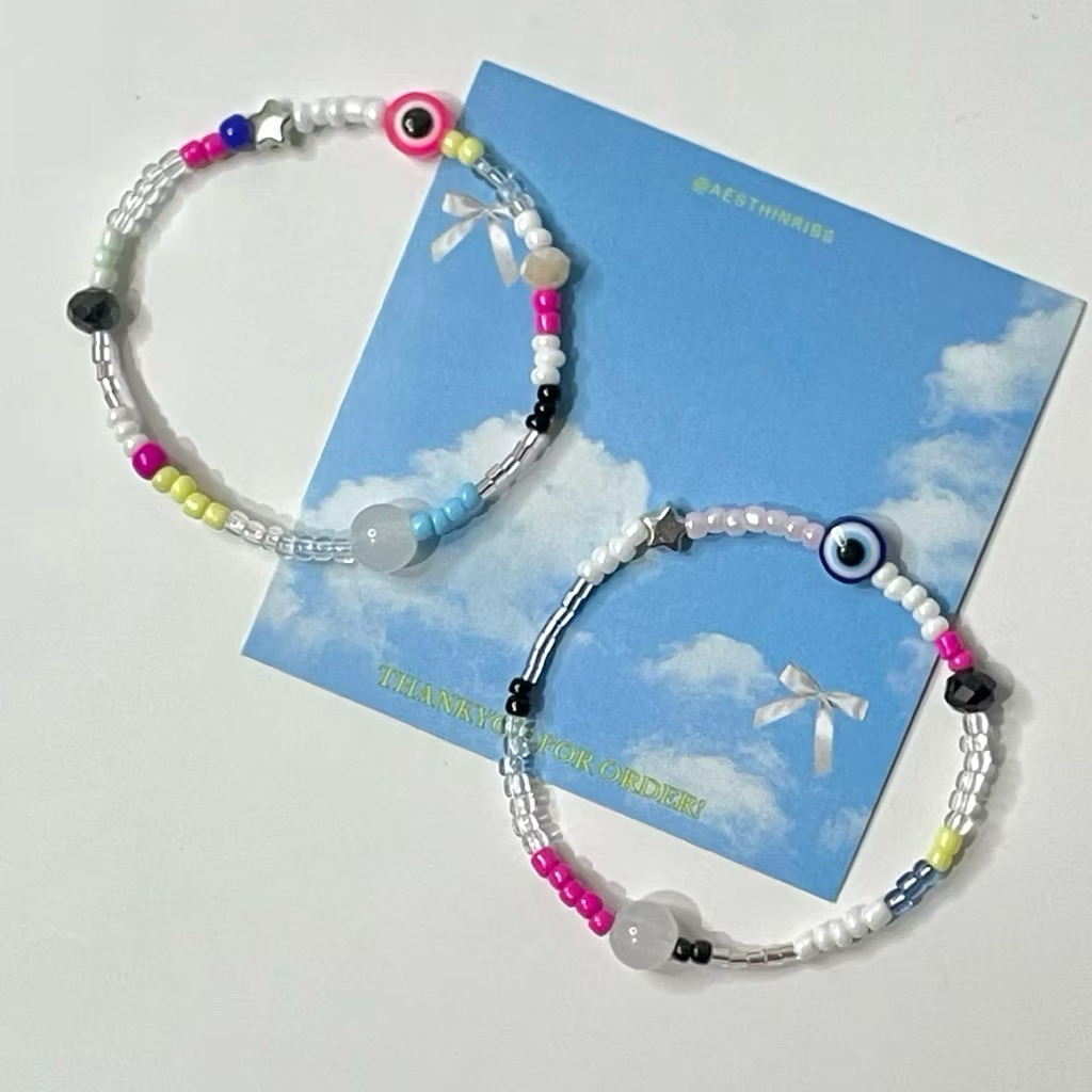 beads bracelet evil eye | gelang tangan manik manik evil eye