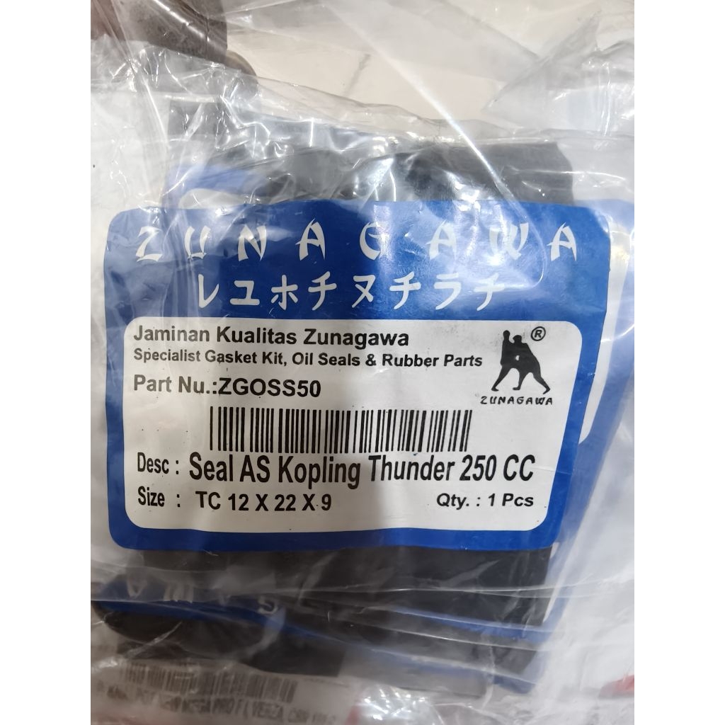 seal as kopling thunder 250cc harga per pcs