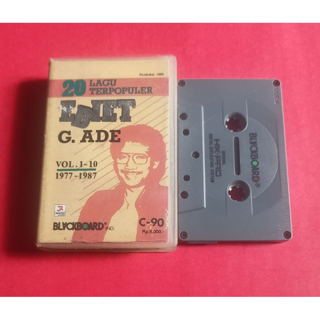 kaset pita EBIET G. ADE / 20 Lagu Terpopuler Vol. 1-10 /  1977-1987