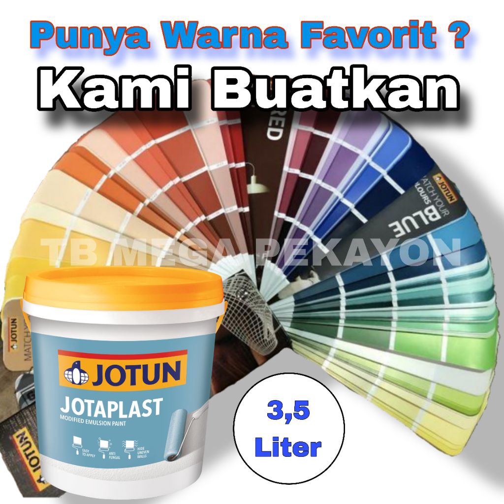 Cat Tembok Jotun Jotaplast Warna Custom - Cat Dinding Tembok Interior