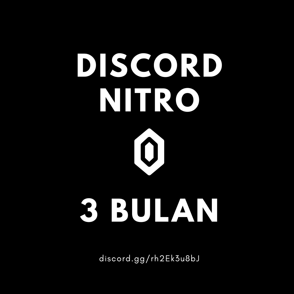 Discord Nitro 3 Bulan + 2 Server Boost