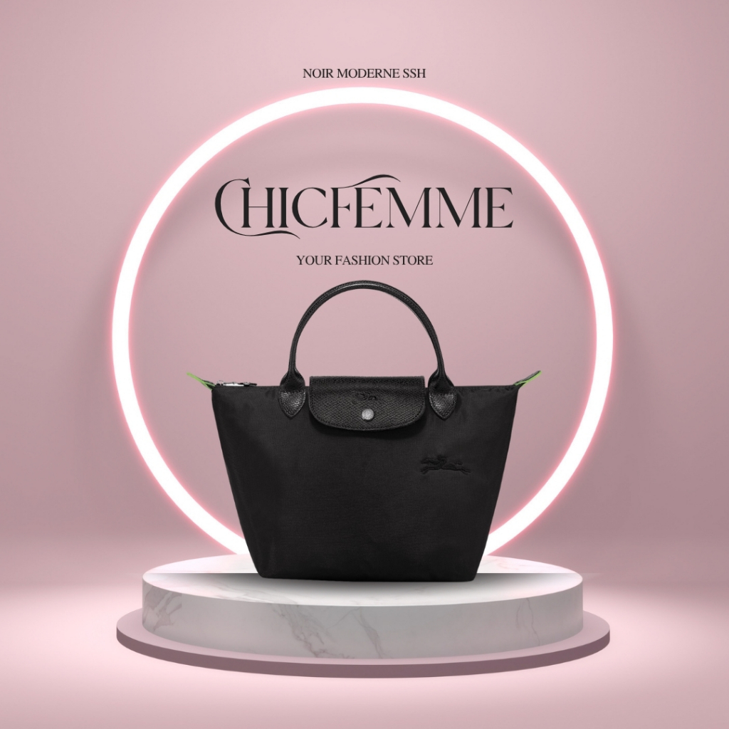 Longcham* Noir Moderne SSH, MLH & LLH Tas Wanita Authentic