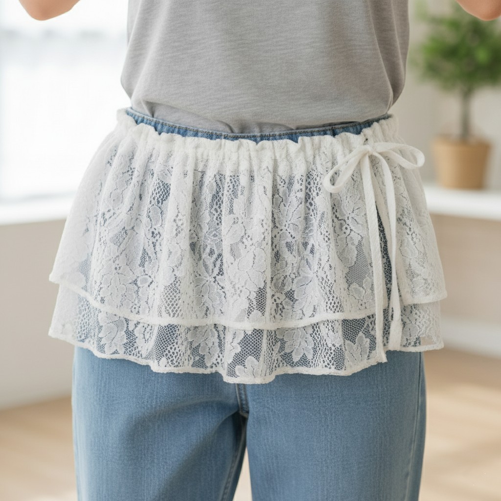 Rok Renda Korea Lace Layered