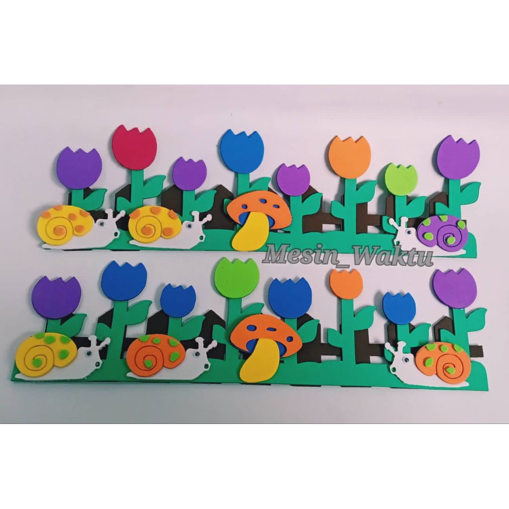 kerajinan hiasan papantulis mading sekolah dekorasi kelas