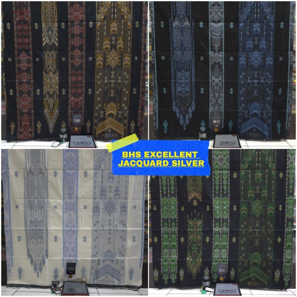 Sarung BHS Jacquard Silver Excellent JGK JSK JGT JEA