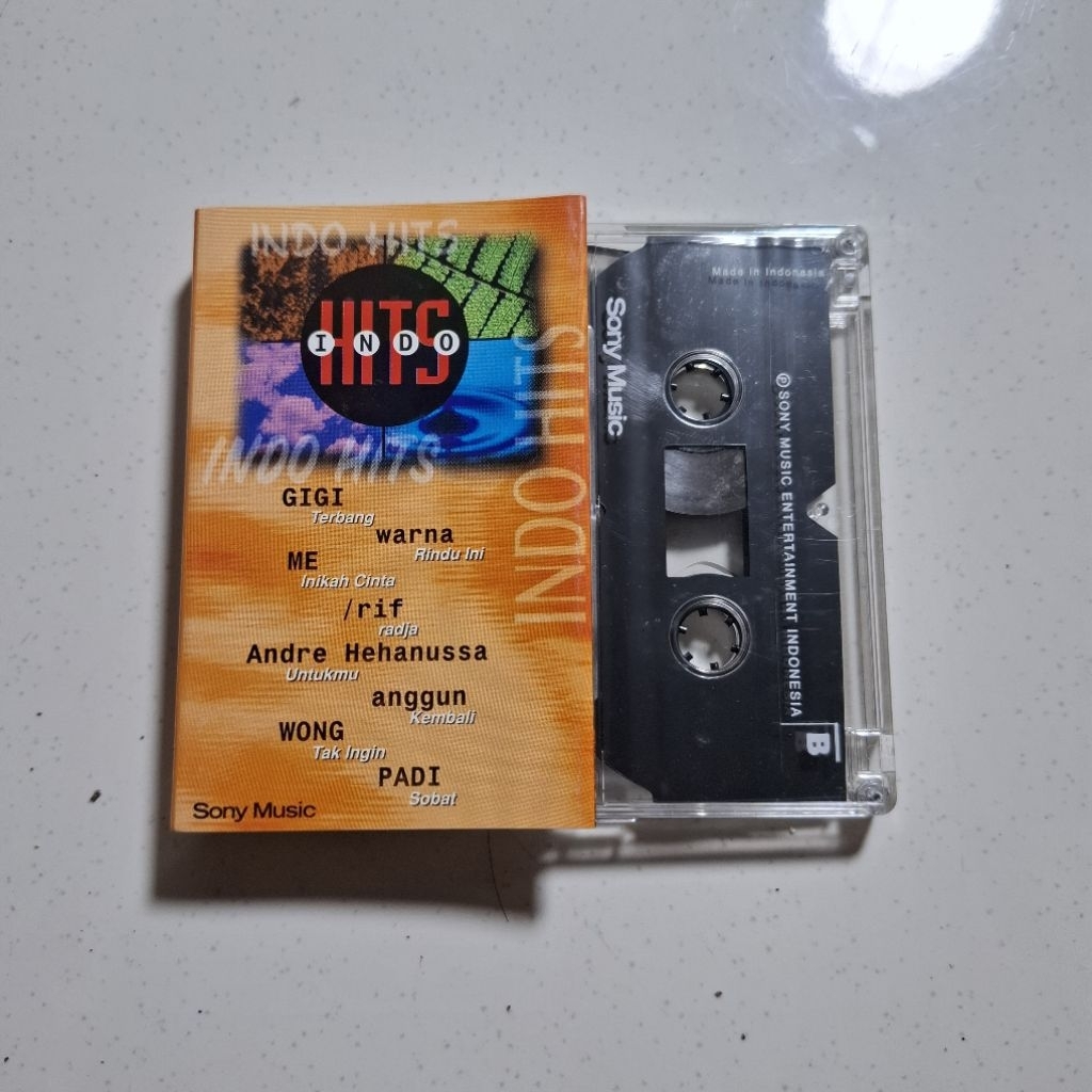 Kaset Pita Musik Kompilasi Indo Hits