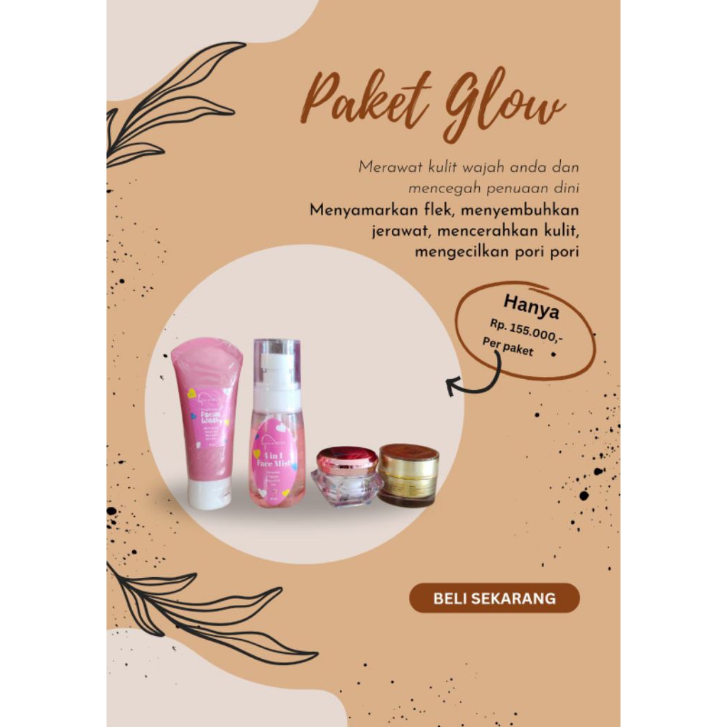trc skincare paket glow