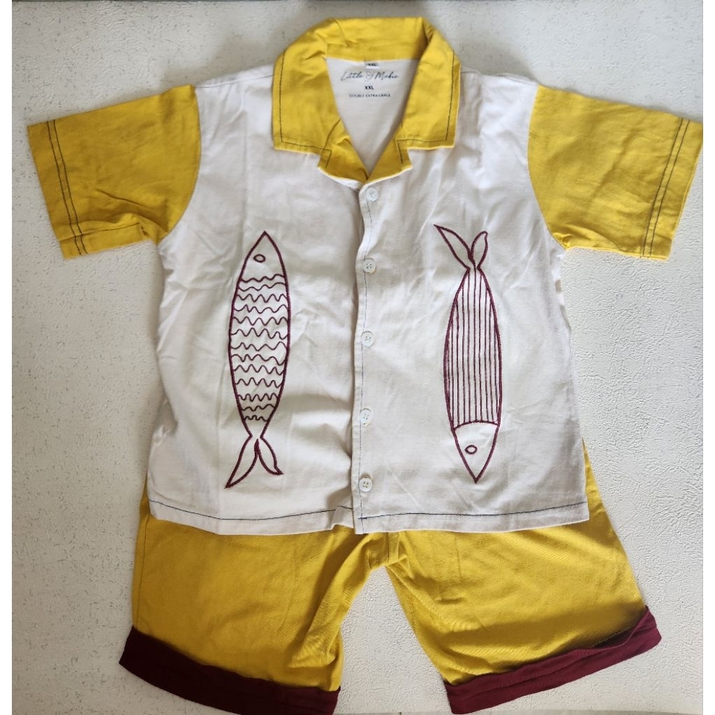 Little Mebie Boy Ocean Set / Set Baju Pantai Anak Laki-laki / Summer Set