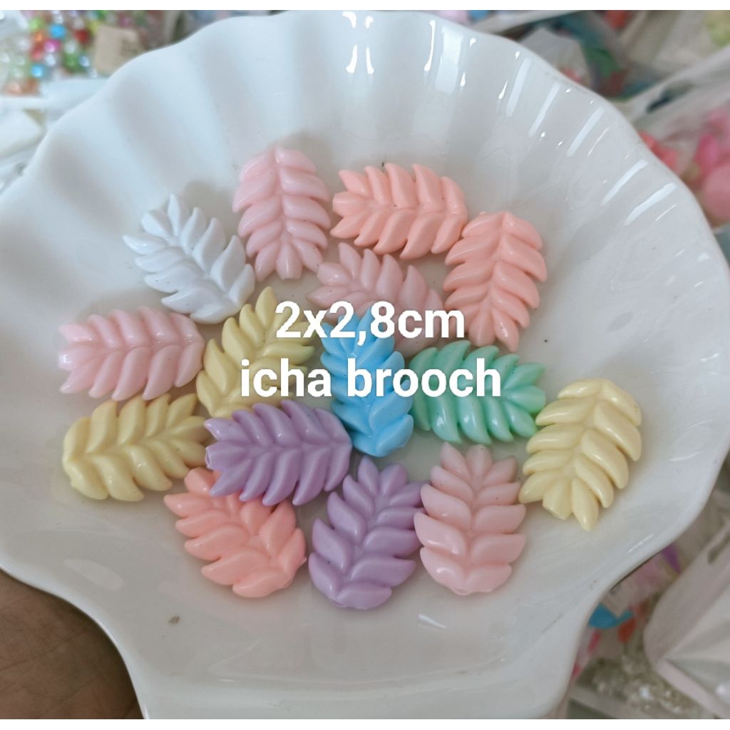 mute manik daun susu/pastel ecer 50gram(a)