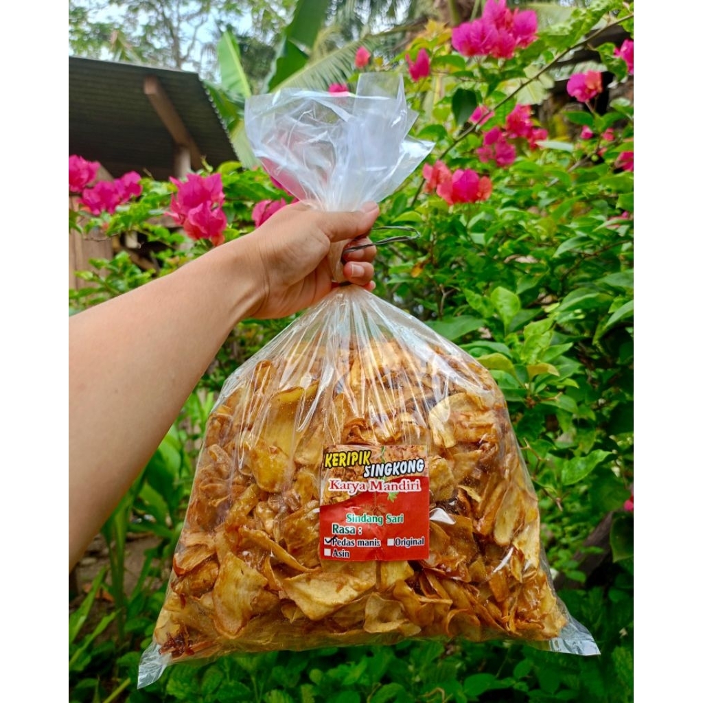 Keripik Singkong Pedas Manis 1 Kg