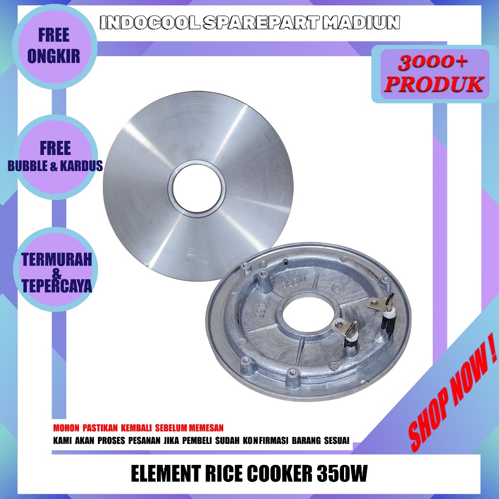 ER350 ELEMEN BAWAH MAGIC COM / ELEMENT RICE COOKER 350W
