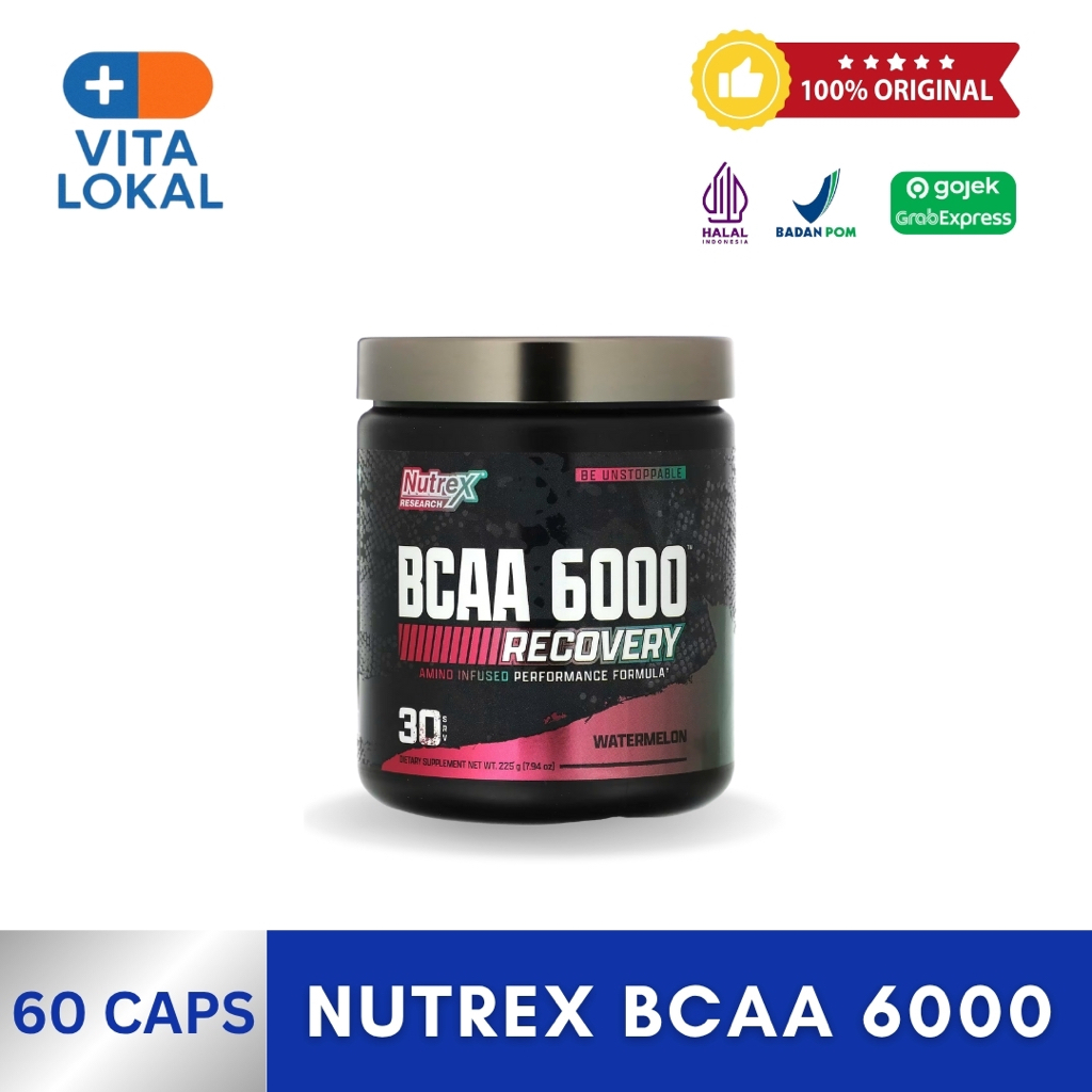 Nutrex BCAA 6000 Recovery Supplement Amino Infused Recovery Build