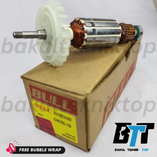 Bull Armature Angker Bull Mesin Gerinda Bosch 4" GWS750-100 Gws 750 100