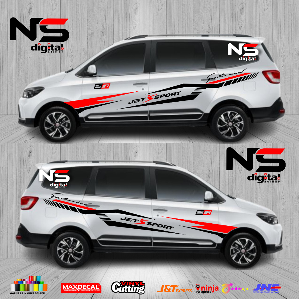 NEW Stiker Mobil Wuling Confero Sticker Cutting Wuling Confero Terbaru