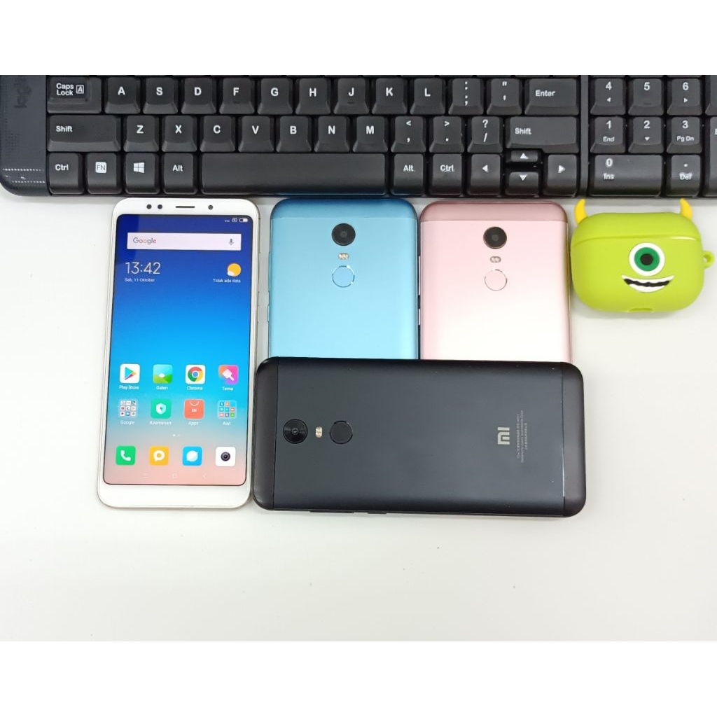 Redmi 5plus redmi 5+ dual sim 4G second original xiaomi ram 3/32gb dan ram 4/64gb