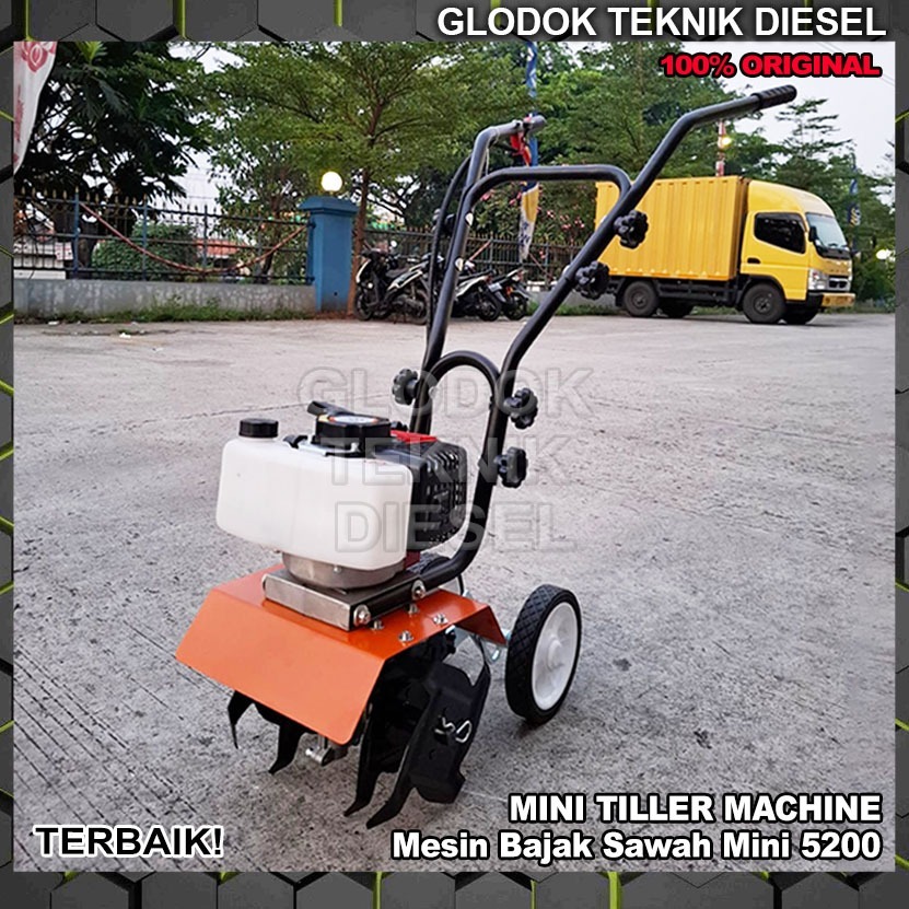 Mesin Bajak Sawah Tiller Cultivator Mini Kultivator Mesin Traktor Mini Mesin Traktor Sawah Bajak Min