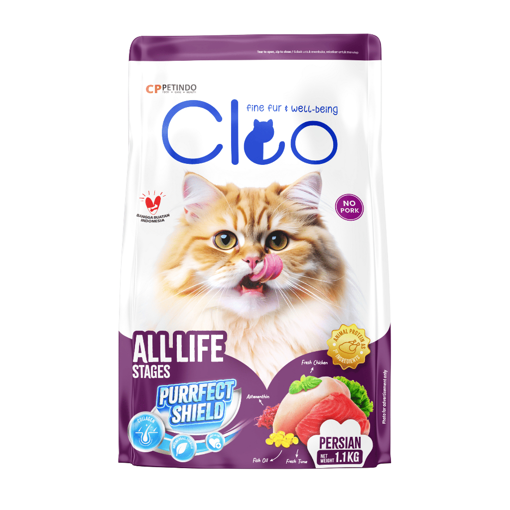 Makanan Kucing Kering 1.2kg untuk Kucing Persia