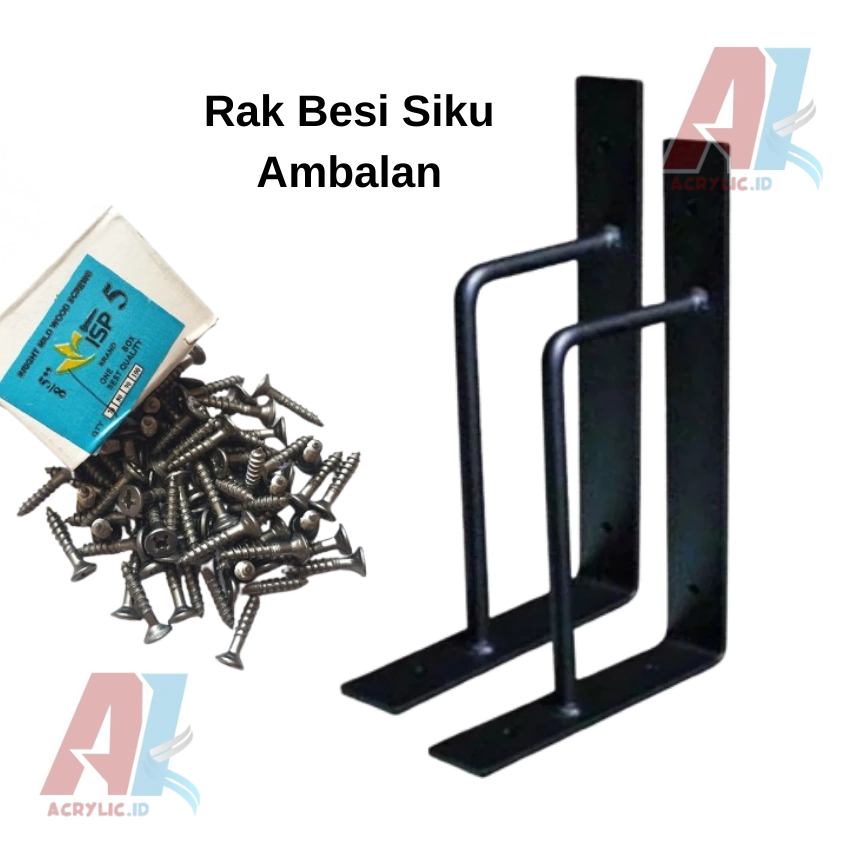 Rak Besi Siku Ambalan Tempel Rack Dinding Besi Tebal Besi Siku Siku Besi Rak Dinding Rak Sudut Ambal