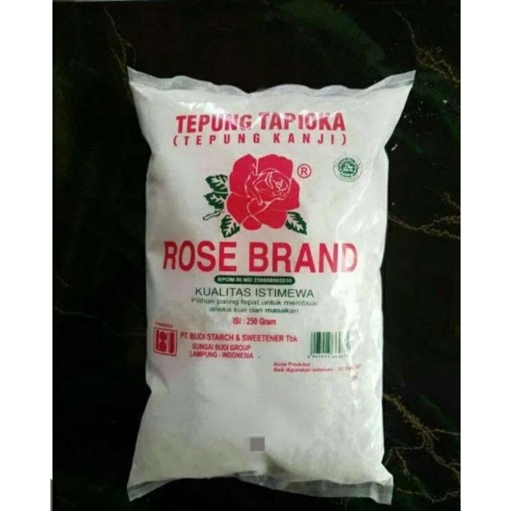 tepung tapioka rose brand 250gr/tepung kanji rose brand 250 gr