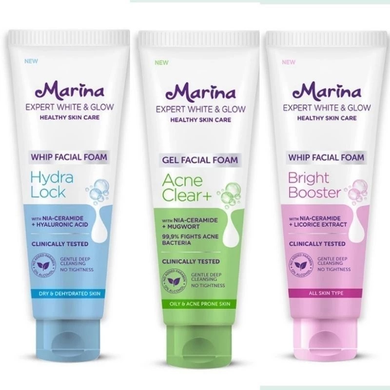 Marina Expert White & Glow Whip Facial Foam