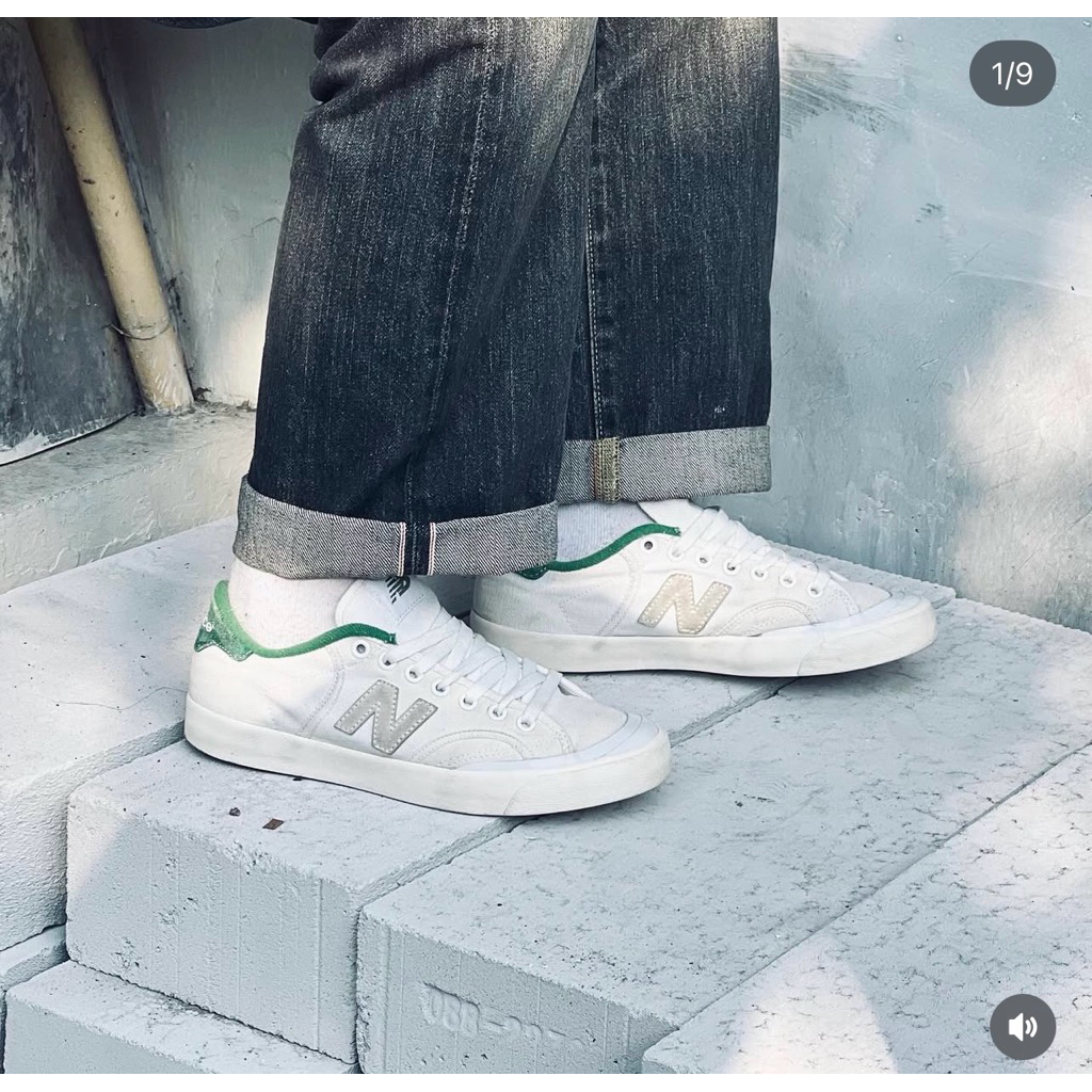 NB PRO COURT WHITE GREENNN