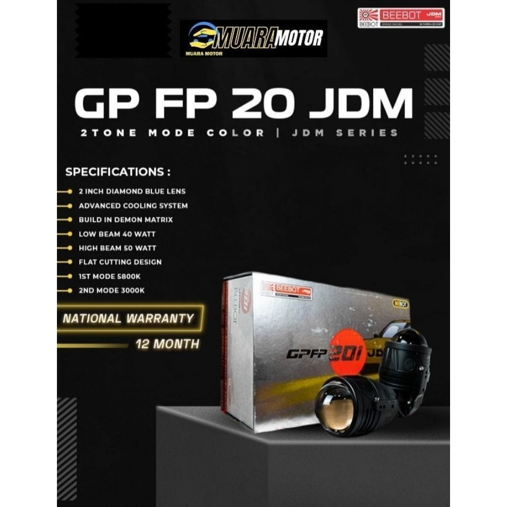 BEEBOT BILED FOGLAMP PROJECTOR 2inch - GP FP 20 i JDM