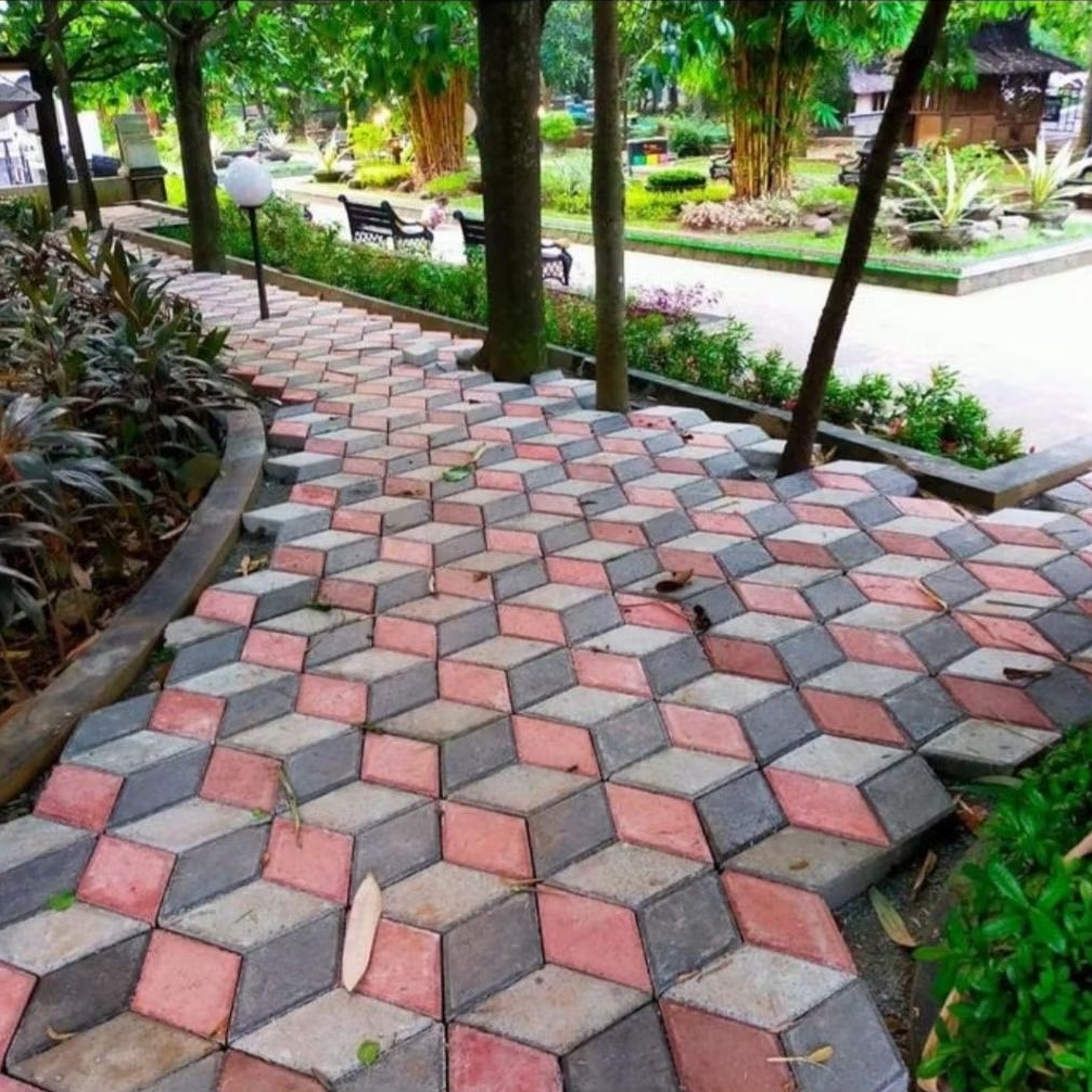 PAVING BLOCK (24x9)Paving Blok 3D, Paving Blok Hidrolik, Conblok 3D Pres, Paving Berkualitas