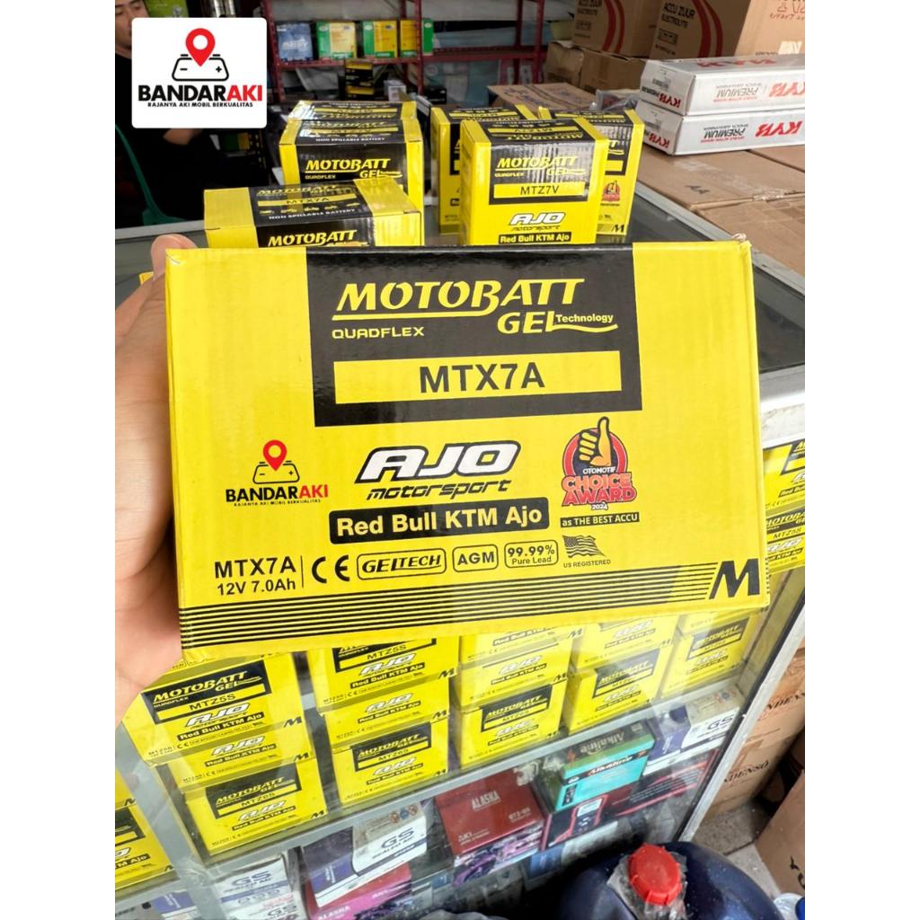Aki Motobatt MTX7A Utk Kawasaki Ninja 250 Karbu / Aki Ninja 250 Karbu Jaminan 100% Original
