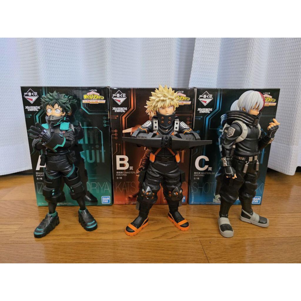 Ichiban Kuji Midoriya Bakugo Todoroki Figure My Hero Academia Masterlise Emoving Deku Katsuki Shoto