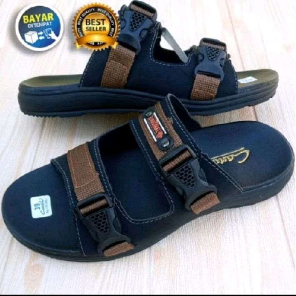 sandal selop distro sandal karet pria kasual mewah